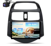 Pyniro Car Radio Stereo for Chevrolet Spark 2013 2014 2015 Android 13 2GB+64GB Radio Upgrade Replacement 9 Inch Touchscreen Head Unit with CarPlay Android Auto with Bluetooth/GPS/FM/AM/BackCamera