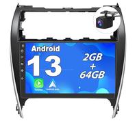 Pyniro Car Stereo for Toyota Camry 2012 2013 2014 2015 Android 13 2GB+64GB Radio Upgrade Replacement 10 Inch Touch Screen Head Unit with CarPlay Android Car with Bluetooth/GPS/FM/AM