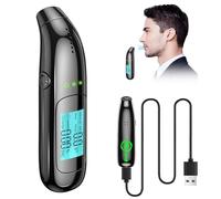 PYOCRD Breathalysers, Breathalyzer, Alcohol Tester with HD LCD Display, Portable Alcohol Breathalyzer with 2nd Generation ASIC Smart Chip Technology, Alcohol Testing Kits for Home and Personal Use