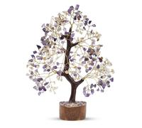PYOR Amethyst Crystal Tree, Citrine Stone, Money Tree, Gifts for Women, Crystals, Room Decor Aesthetic, Meditation Accessories, Office Shelf Decor