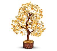 PYOR Aventurine Yellow - Feng Shui Crystals and Stones, Good Luck Money Tree, Spiritual Decor for Yellow Living Room
