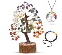 PYOR Chakra Tree Of Life, Crystals, Gifts For Women, Gem Tree, Chakra Money Tree, Crystal Trees, House Decor, Crystal Tree
