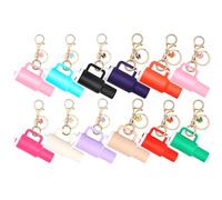 Pyotivol 8or12Pack Mini Tumbler Keychain for Stanley Cup Cute Key Chain Chapstick Holder Charms for Women Backpack Bag, Multi, XL