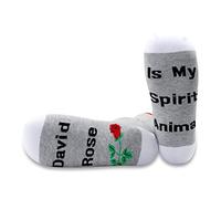 PYOUL 1 Pair David Rose Is My Spirit Animal Socks For Fan Gift (David Rose 1 Pair)