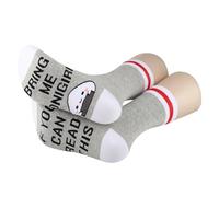 PYOUL 1 Pair Kawaii Onigiri Novelty Socks Bring Me Onigiri Crew Socks Japanese Foodie Gift Anime Fans Gifts Bento Lover Gift (UK, Alpha, One Size, Regular, Regular, Bring Me Onigiri 1 Pair)