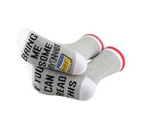 PYOUL 1 Pair Mayonnaise Lover Gift If You Can Read This Bring Me Some Mayonnaise Socks Food Service Design Socks Sauce Lover Gift (Cotton, Some Mayonnaise 1 Pair)