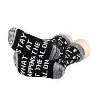PYOUL 1 Pair Salon Gift Stays At The Salon Socks Salon Lover Gift Hair Stylist Gift Hair Dresser Gift Hairdresser Gift (At The Salon 1 pair)