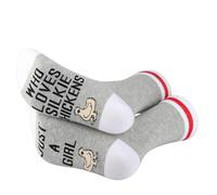 PYOUL 1 Pair Silkie Chicken Lover Gift Who Loves Silkie Chickens Socks Pet Silkie Owner Socks Pet bantam Gift (UK, Alpha, One Size, Regular, Regular, Silkie Chickens 1 Pair)