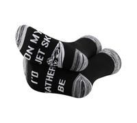 PYOUL 1 Pair Sit Down Jet Ski Lover Gift I'd Rather Be On My Jet Ski Socks Jet Ski Dad Socks Jet Ski Mom Gift Jet Ski Lover Gift (Cotton, On My Jet Ski 1 Pair)