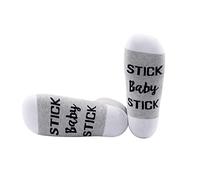 PYOUL 1 Pair Stick Baby Stick Socks Lucky Transfer Socks In-vitro IVF Gift Infertility Gift F Embryo Transfer Merch (Stick Baby Stick 1 Pair)