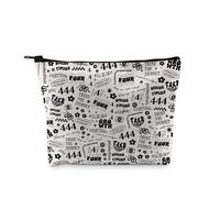 PYOUL Angel Numb Manifest Gift 4 * 4 Makeup Bag Spiritual Cosmetic Bag Lucky Numb Gift Number Meaning Gift (4 * 4 Bag)