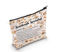 PYOUL Artisan Baker Gift Sourdough Specialist Definition Makeup Bag Home Baker Bread Making Cosmetic Bag Sourdough Lover Gift (Sourdough Specialist Definit B)