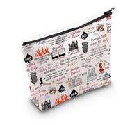PYOUL Book Inspired Gift Barri-University Makeup Bag Dark Romance Book Club Cosmetic Bag Bookish Merch (Barri-University Bag)