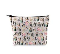 PYOUL Book Lover Inspired Gift Sarah A Fan Makeup Bag Romance Book Reader Cosmetic Bag Bookish Gift (Sarah A Fan Bag)