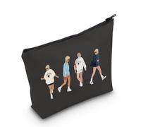 PYOUL British Royals Gift Princess Bike Shorts Makeup Bag Royals Queen Fashion Cosmetic Bag Princess Royal Merch (Princess Bike Shorts Bag)