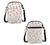 PYOUL Bubble Tea Lover Gift Cute Bubble Tea Cat Crossbody Bag Cat Mom Owner Travel Bag (Bubble Tea Cat CB)