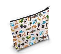 PYOUL California Lover Gift California Design Makeup Bag Welcome to California Cosmetic Bag California Vacation Trip Gift (California Design Bag)