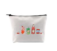 PYOUL Cocktail Lover Gift Shirley Drinking Makeup Bag Cocktail Drinker Cosmetic Bag Bachelorette Party Gift (Shirley Drinking Bag)