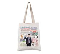 PYOUL Criminal TV Show Inspired Gift Spencer R Fan Tote Bag This Is Calm And It's Doctor Handbag Criminal Fandom Gift Reid Merchandise foe Women (Spencer R Fan Tote)
