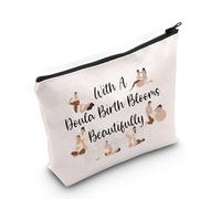 PYOUL Doula Appreciation Thank You Gift with A Doula Birth Blooms Beautifully Makeup Bag (Blooms Beautifully Bag)
