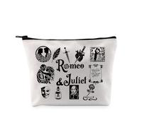 PYOUL Drama Inspired Gift R & Juliet Makeup Bag Romantic Tragedy Lover Cosmetic Bag Bookish Merch (R & Juliet Bag)