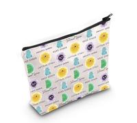 PYOUL Fantasy Book Inspired Gift Nerd Anxiety Caffeine Introvert Spren Makeup Bag Reader Reading Cosmetic Bag Bookish Merch (Introvert Spren Bag)