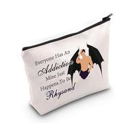 PYOUL Fantasy Book Reader Gift Everyone Has an Addiction R Makeup Bag Bookish Fan Cosmetic Bag Book Lover Gift (Addiction R Bag)