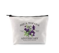 PYOUL Feminist Gift Aqua Tofana Apothecary Makeup Bag Reproductive Rights Cosmetic Bag Empower Women Gift (Aqua Tofana Bag)