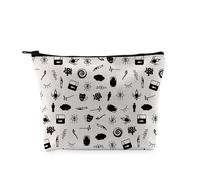 PYOUL Fiction Podcast Inspired Gift The Magnus A Makeup Bag Horror Podcast Fan Cosmetic Bag Fifteen Fears Gift (The Magnus A -B)