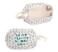 PYOUL Flight Nurse Appreciation Gift My Flight Nurse Era Clear Makeup Bag Future Flight Nurse Travel Gift Flight Nurse Crew Toiletry Bag (Flight Nurse Era MB)