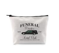 PYOUL Funeral Director Gift Funeral Director Social Club Makeup Bag Mortician Cosmetic Bag Funeral Team Gift (Funeral Director 2.0 B)