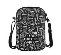 PYOUL Funny Sage Bag Witchy Gift Not Enough Sage For This Sh*t Crossbody Bag Sage Lover Gift (Enough Sage CB EU)