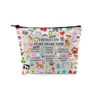 PYOUL Funny Veterinary Gift in My Spare Time Rewrap IV Cath Makeup Bag Veterinary Technician Cosmetic Bag Vet Techs Gift (Rewrap IV Cath Bag)