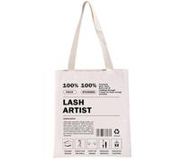 PYOUL Future Lash Technician Gift Lash Artist Tote Bag Lash Tech Handbag Eyelash Artist Gift (Lash Artist Tote)