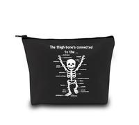 PYOUL Future Nurse Gift Anatomy Nurse Makeup Bag Nurse RN Cosmetic Bag Nurse Appreciation Gift Nurse Graduation Gift (Anatomy Nurse Bag)