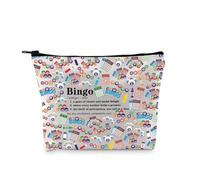 PYOUL Gamble Lover Gift Bi*go Definition Makeup Bag Play Gamble Game Cosmetic Bag Funny Gambling Gifts (Bi*go Definition Bag)