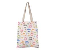 PYOUL Gaming Inspired Gift Otaku Anime Characters Tote Bag Waiting Something to Happen Handbag Gamer Merch (Otaku Anime Characters tote)