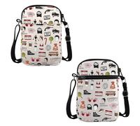 PYOUL Ghost Hunting TV Show Inspired Gift Dean and Sam Crossbody Bag Winchester Bro-thers Fan Travel Bag Cosplay Merch (Dean and Sam CB)