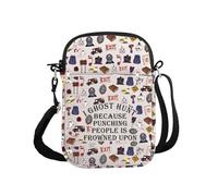 PYOUL Ghosts Hunting Gift I Ghost Hunt Crossbody Bag Ghost Hunter Travel Bag Paranormal Investigator Gift (Ghost Hunt CB)