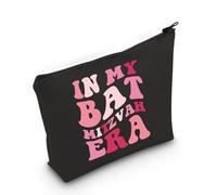 PYOUL in My Bat Mitzvah Era Makeup Bag Jewish Gift for Bar Mitzvah Jewish Birthday Israel Gift (Mitzvah Era Bag EU)