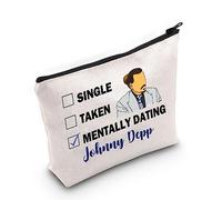 PYOUL Johnny Inspired Gift Mentally Dating Johnny Makeup Bag Johnny Fan Cosmetic Bag Johnny Merch (Mental Dating Johnny B)