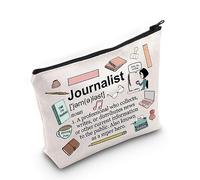 PYOUL Journalism Gift Journalist Definition Makeup Bag News Editor Writer Reporter Cosmetic Bag Journalist Graduation Gift (Journalist Definition B)