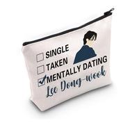 PYOUL Kdrama Lover Gift Mentally Dating Lee Dong-W Makeup Bag Lee Dong-W Fan Cosmetic Bag Lee Dong-W Merch (Dating Lee Dong-W Bag)