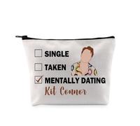 PYOUL Kit C Inspired Gift Mentally Dating Kit C Makeup Bag Kit C Lover Cosmetic Bag Nick N Fan Gift TV Series Merch (Dating Kit C Bag)