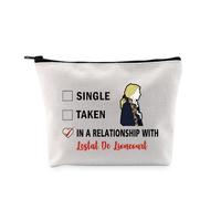 PYOUL Lestat De L Inspired Gift Dating Lestat De L Makeup Bag Gothic Vampire Novels Fans Cosmetic Bag Horror Movie Fan Gift (Dating Lestat De L Bag)