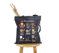 PYOUL Literature Inspired Gift Les Meowserables Tote Bag Cat Lover Handbag Musical Cosplay Merch (Les Meowserables Tote)