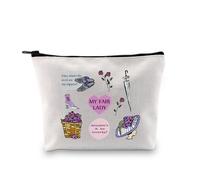 PYOUL My Fair Lady Inspired Gift My Fair Lady Makeup Bag My Fair Lady Fan Cosmetic Bag Musical Lover Gift (My Fair Lady B)
