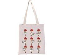 PYOUL Pole Dancing Lover Gift Mouse Mushroom Pole Dancing Tote Bag Pole Dancer Handbag Funny Pole Dancing Gift (Mouse Mushroom Tote)
