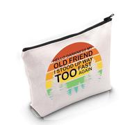 PYOUL POTS Awareness Gift Hello Darkness, My Old Friend Makeup Bag POTS Syndrome Fighter Warrior Cosmetic Bag Dysautonomia Awareness Gift (Old Friend Bag)