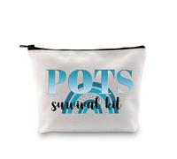 PYOUL POTS Awareness Gift - POTS Syndrome Fighter Warrior Cosmetic Bag - Dysautonomia Awareness Gift